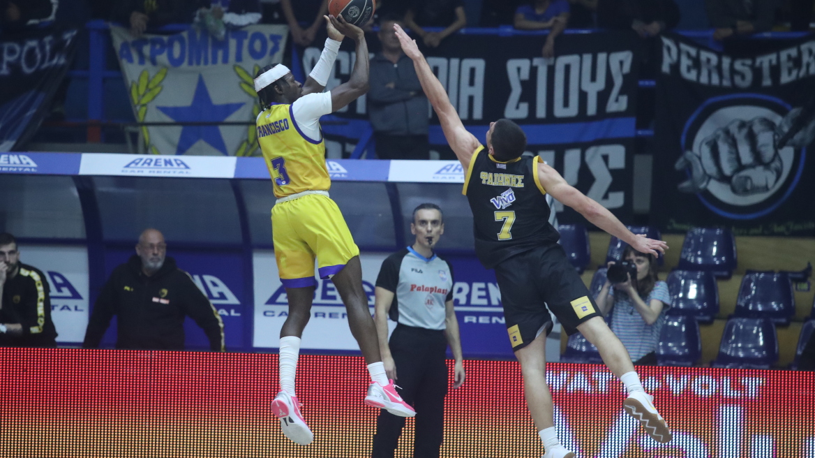 Basket League, Περιστέρι Bwin - ΑΕΚ 87-73: Προβάδισμα πρόκρισης 