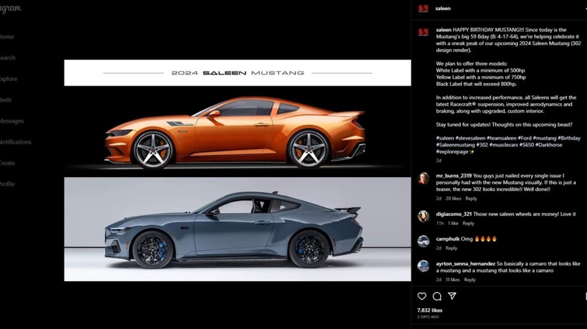 Η Mustang της Saleen