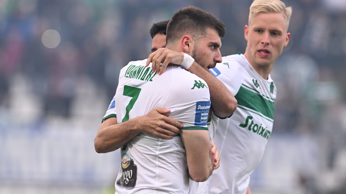 Stoiximan Super League, Βόλος - Παναθηναϊκός 0-2: Παρέμεινε στην κορυφή και περιμένει την ΑΕΚ 