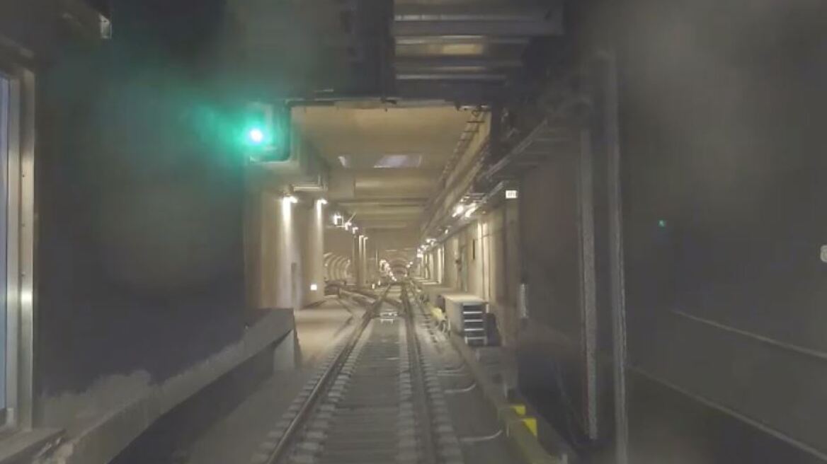 Μετρό Θεσσαλονίκης: Βίντεο από τον Νίκο Ταχιάο με τη δοκιμαστική κίνηση συρμού