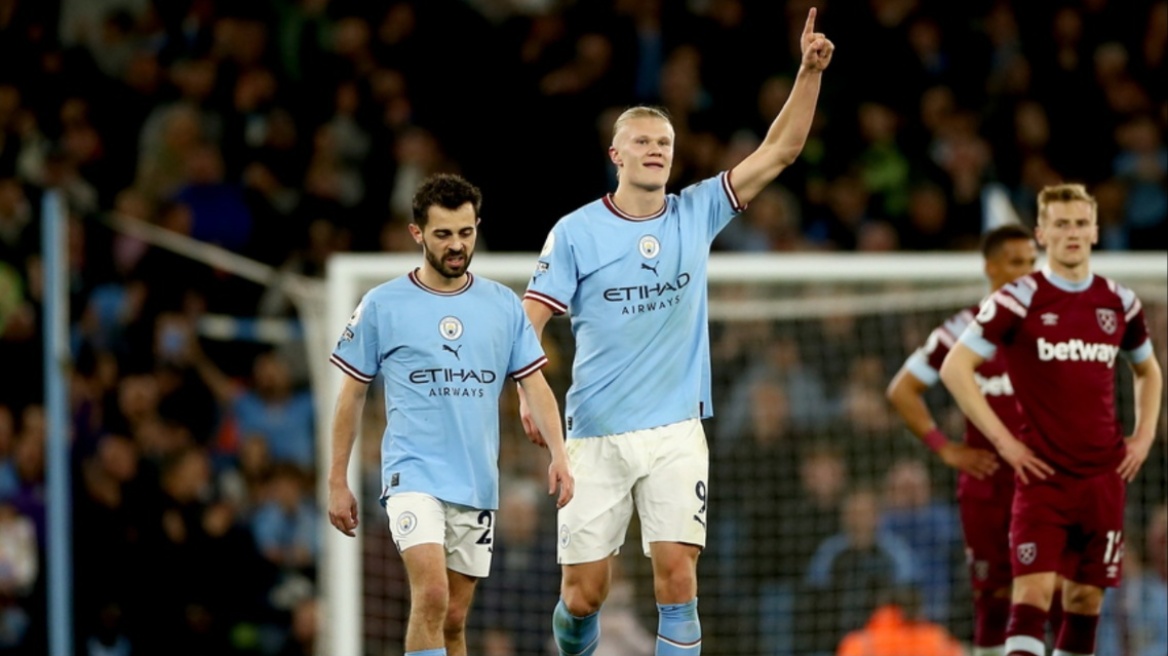 Premier League: Θρυλικός Χάαλαντ οδήγησε τη Σίτι πάλι στην κορυφή, 3-0 τη Γουεστ Χαμ - Δείτε τα γκολ