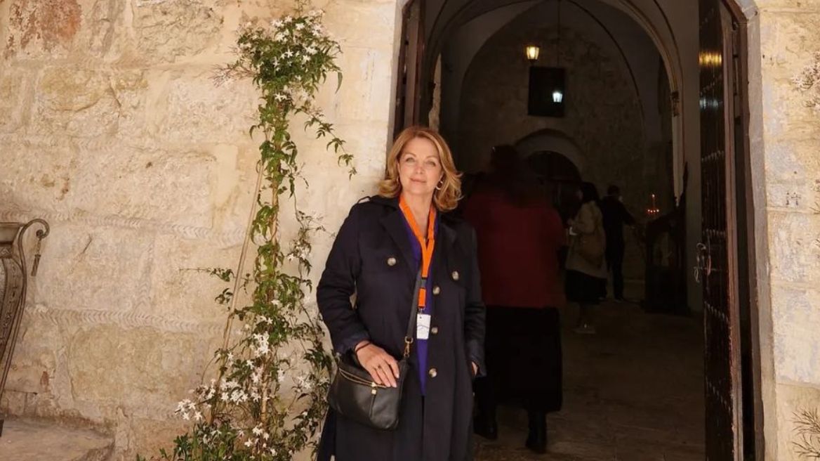 Άντζελα Γκερέκου: Οι φωτογραφίες από το ταξίδι της στην Ιερουσαλήμ