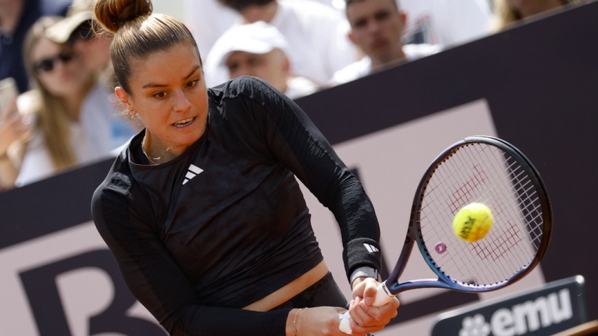  Rome Open, Σάκκκαρη -Στρίτσοβα 2-0: Άνετα στον 3ο γύρο