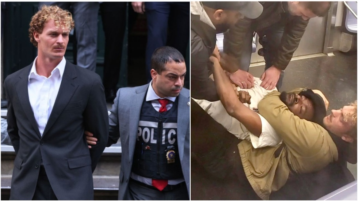 Νέα Υόρκη: Ελεύθερος με εγγύηση αφέθηκε ο πεζοναύτης που έπνιξε με κεφαλοκλείδωμα άστεγο στο μετρό