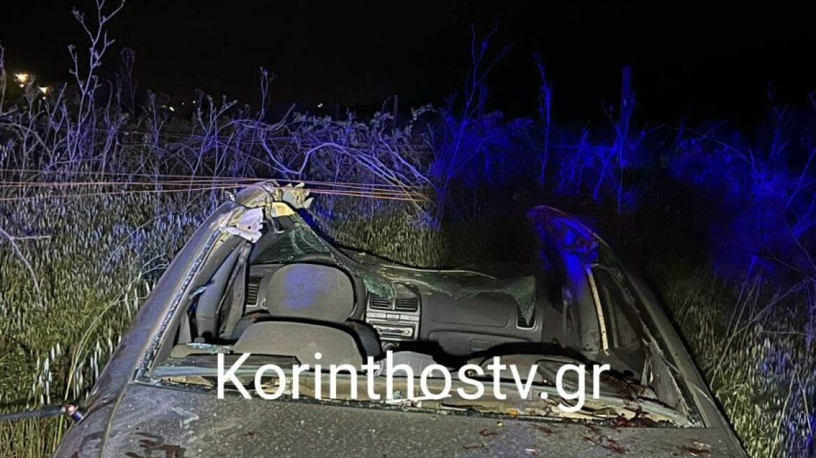 Κόρινθος: IX συγκρούστηκε με άλογο - Νεκρό το ζώο, τραυματίστηκε ο οδηγός