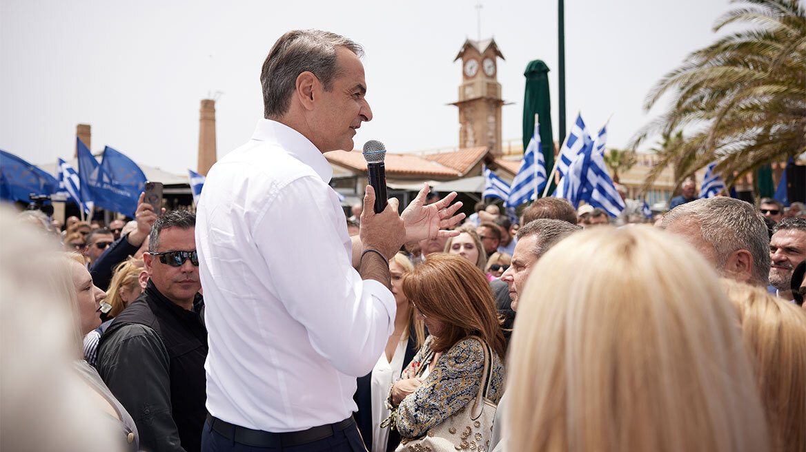 Εκλογές 2023 - Μητσοτάκης από το Λαύριο: Κάνουμε το τελικό σπριντ και θα είμαστε οι μεγάλοι νικητές 