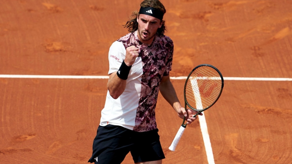 Rome Open: Στα προημιτελικά ο Τσιτσιπάς, 2-0 τον Μουζέτι - Δείτε βίντεο