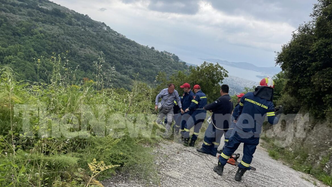 Τροχαίο στη Μαγνησία: ΙΧ έπεσε σε χαράδρα δέκα μέτρων - Δύο τραυματίες στο νοσοκομείο
