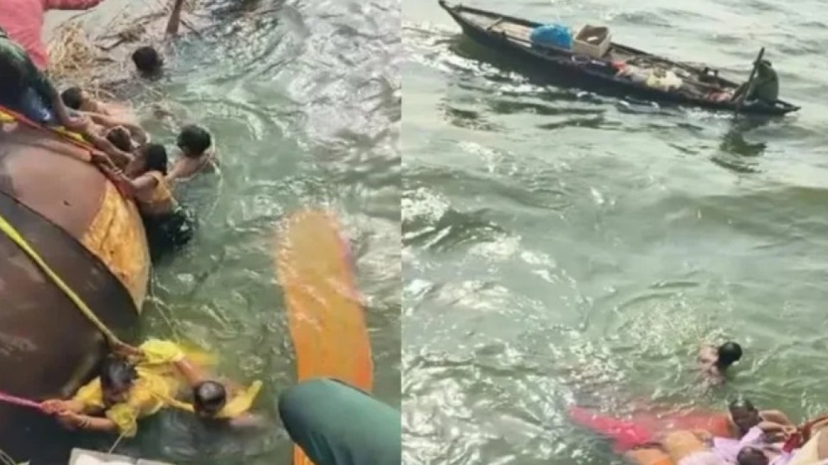 Ινδία: Τέσσερα άτομα πνίγηκαν από ανατροπή πλοιαρίου στον ποταμό Γάγγη