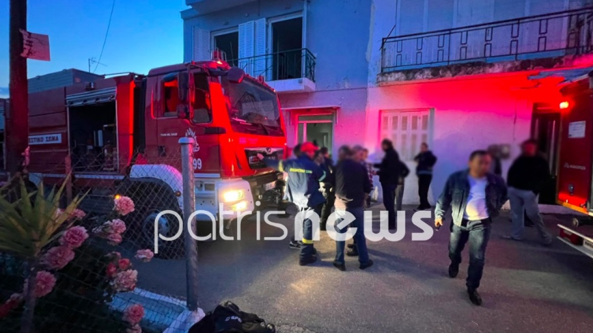 Πύργος: Νεκρός εντοπίστηκε ηλικιωμένος άνδρας μετά από φωτιά σε σπίτι