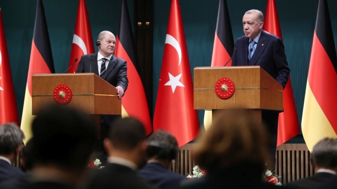 Γερμανία: Σολτς και Ερντογάν συμφώνησαν να συνεργαστούν για θετικές εξελίξεις στην Ανατολική Μεσόγειο