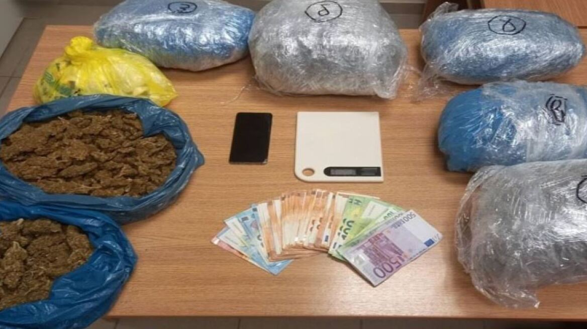 Αλλοδαπός θα διακινούσε επτά κιλά κάνναβης στον Βόλο