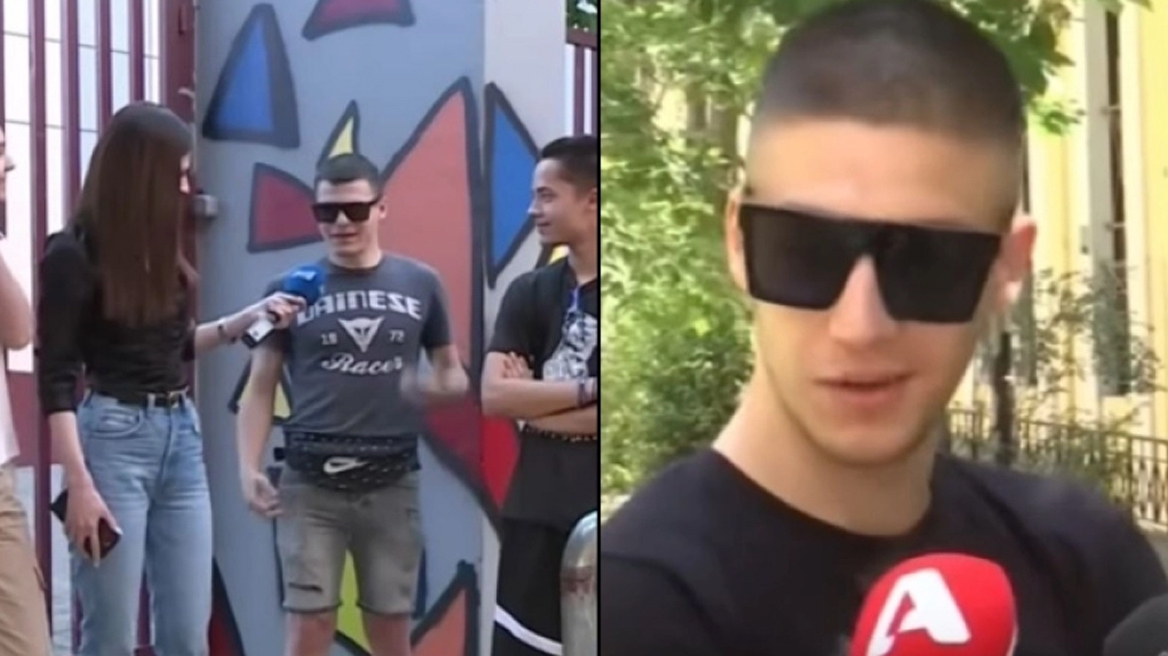 Χαλαρός μαθητής βγήκε live με γυαλί Trannos: «Ας είμαι και τουρίστας, μαμά δεν περνάω πουθενά» (vid)