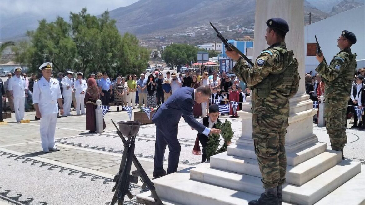 Στην Κάσο ο Αλκιβιάδης Στεφανής: Οι Ένοπλες Δυνάμεις είναι πάντα κοντά στις ακριτικές περιοχές