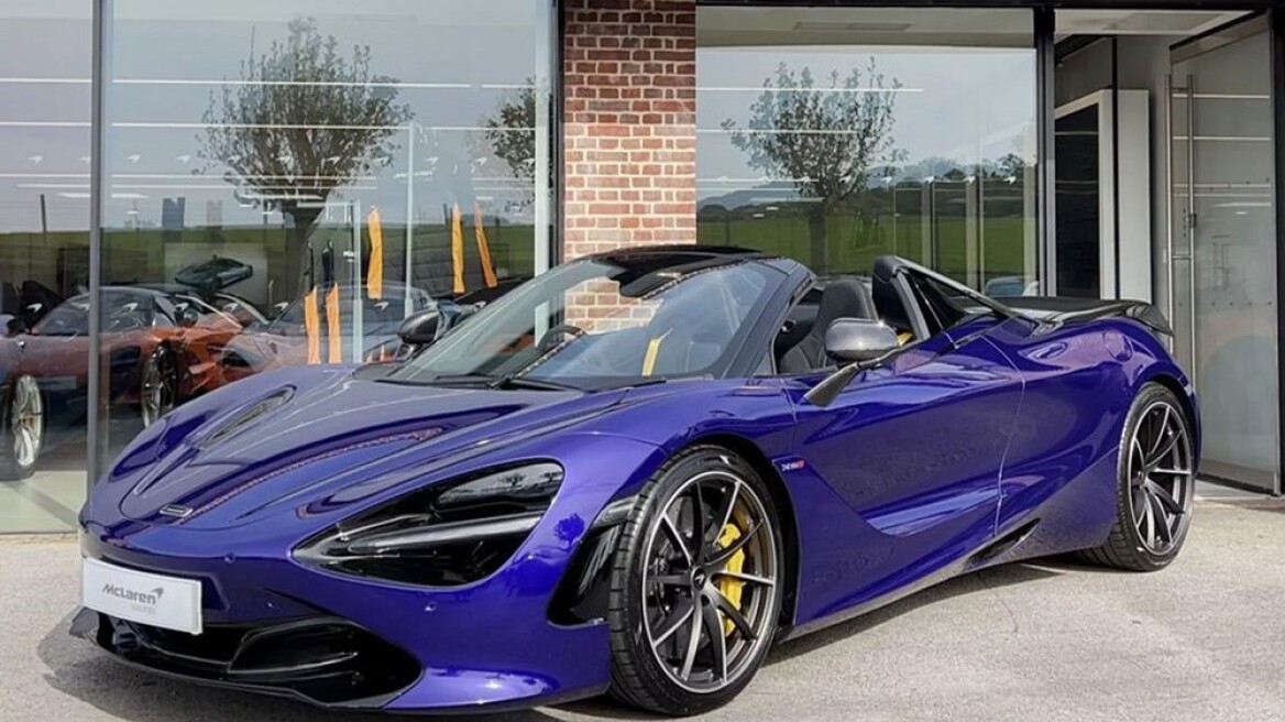 Η McLaren 720S Spider του Ρικιάρντο