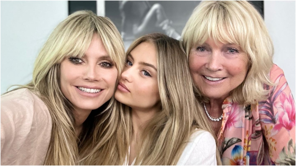 Χάιντι Κλουμ: Η φωτογραφία με την κόρη και τη μητέρα της