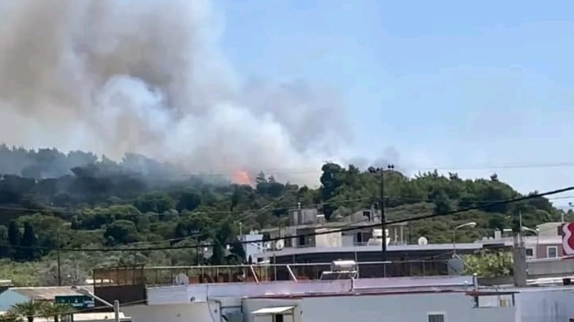 Ρόδος: Υπό πλήρη έλεγχο η φωτιά στην Κρεμαστή