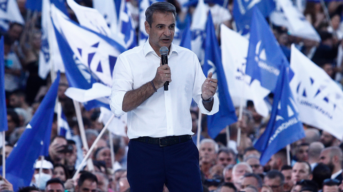 Εκλογές 2023 - Μητσοτάκης στο Σύνταγμα: «Σύμμαχος ο ενθουσιασμός, αντίπαλος ο εφησυχασμός»