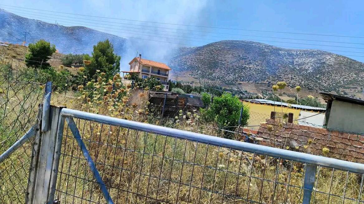 Φωτιά στην Κερατέα: Σύλληψη για εμπρησμό από αμέλεια