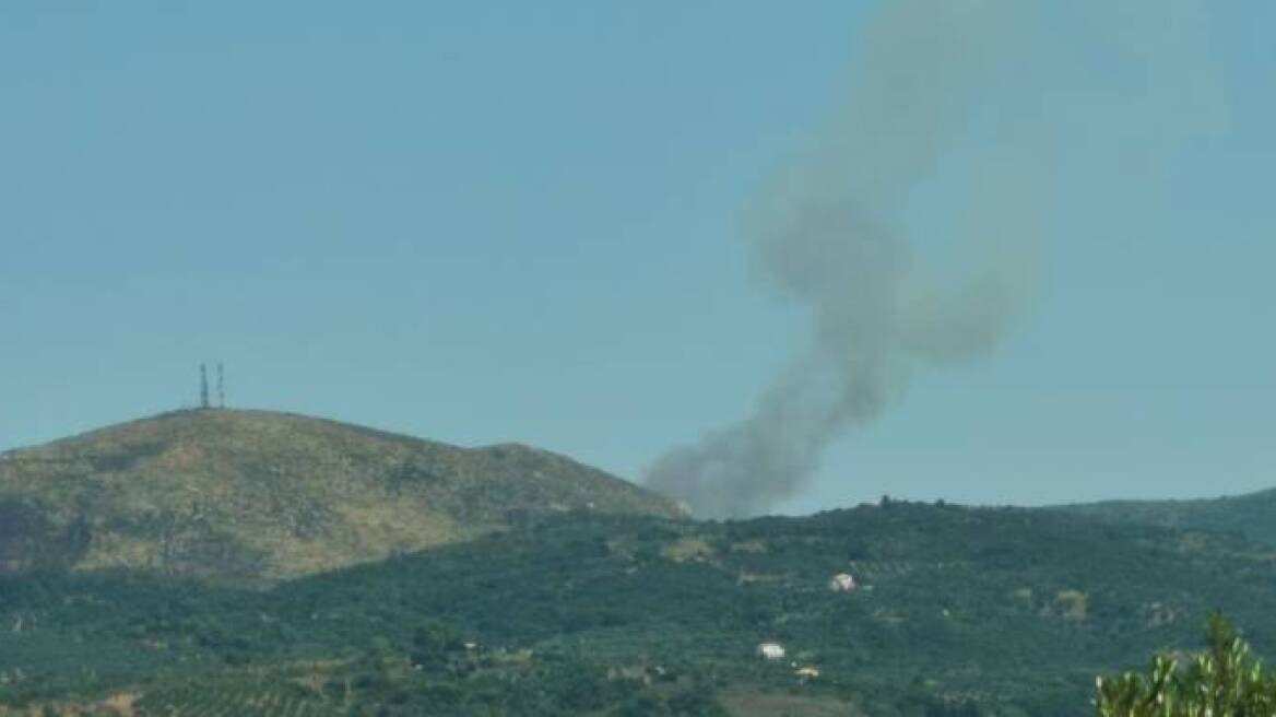 Φωτιά ξέσπασε στο Βασιλίτσι Μεσσηνίας
