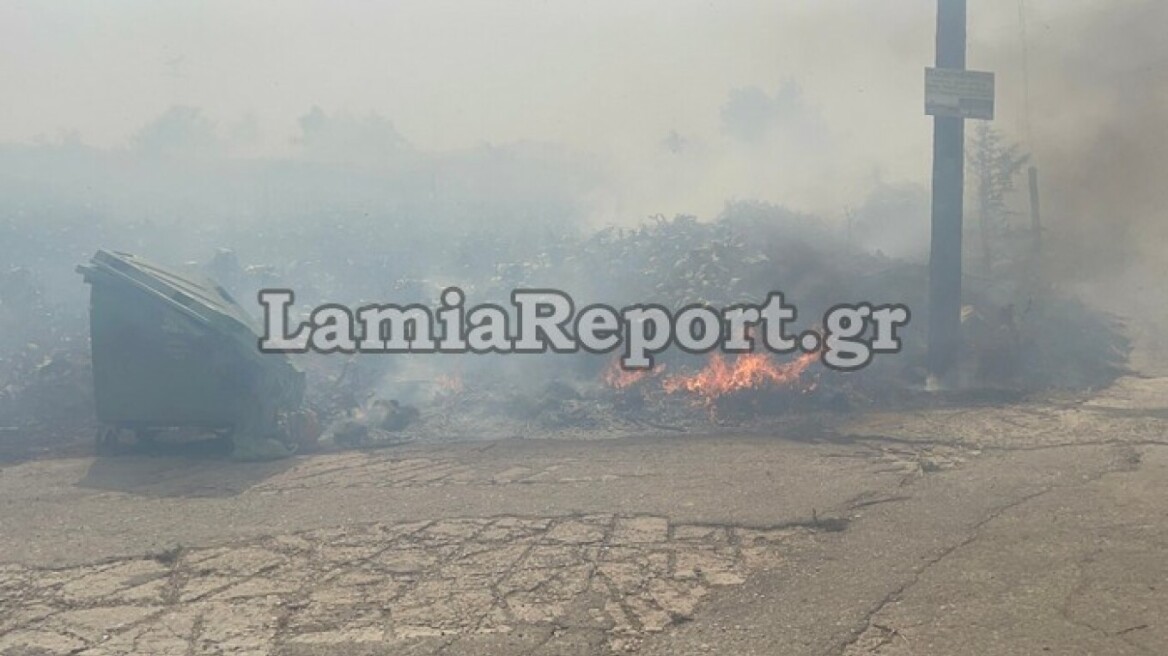 Φωτιά στη Λαμία: Τέσσερις τραυματίες - Στο νοσοκομείο δύο πυροσβέστες και δύο εθελοντές 