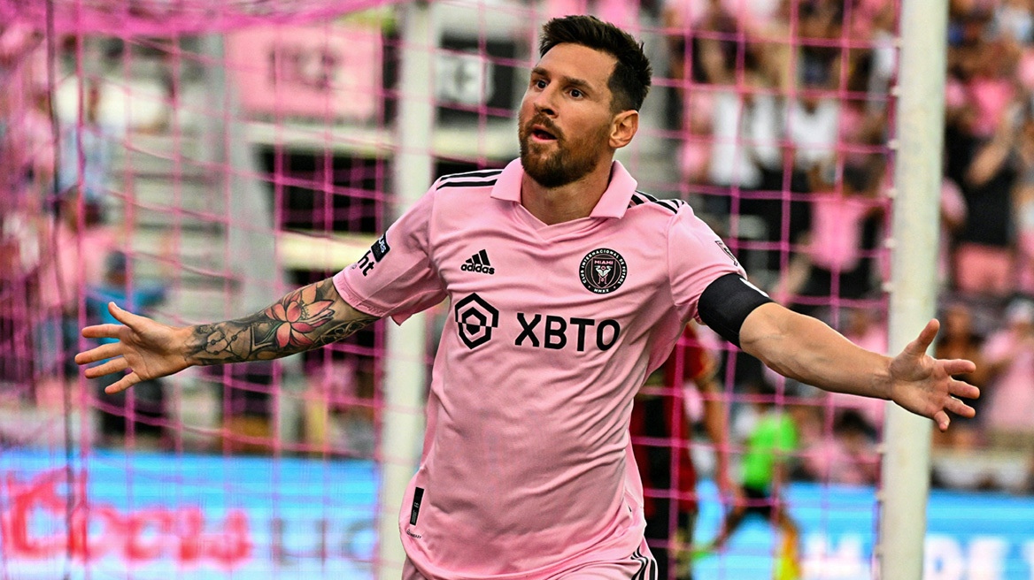 Λιονέλ Μέσι: Νέο σόου με τη φανέλα της Ίντερ Μαϊάμι - Έβαλε δύο γκολ σε 13 λεπτά