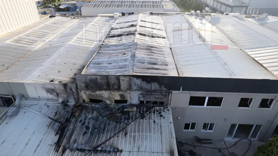 Κρήτη: Σημαντικές υλικές ζημιές από τη φωτιά στο πιεστήριο τοπικής εφημερίδας