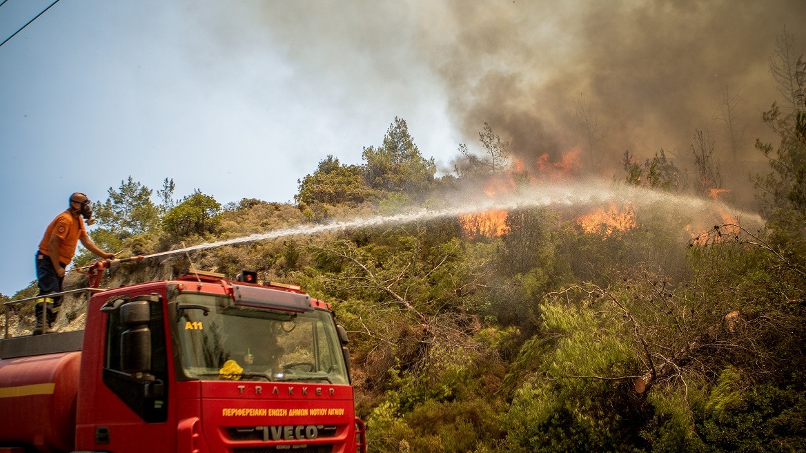 Φωτιές: 55 δασικές πυρκαγιές το τελευταίο 24ωρο - Στο «κόκκινο» τη Δευτέρα τέσσερις περιφέρειες