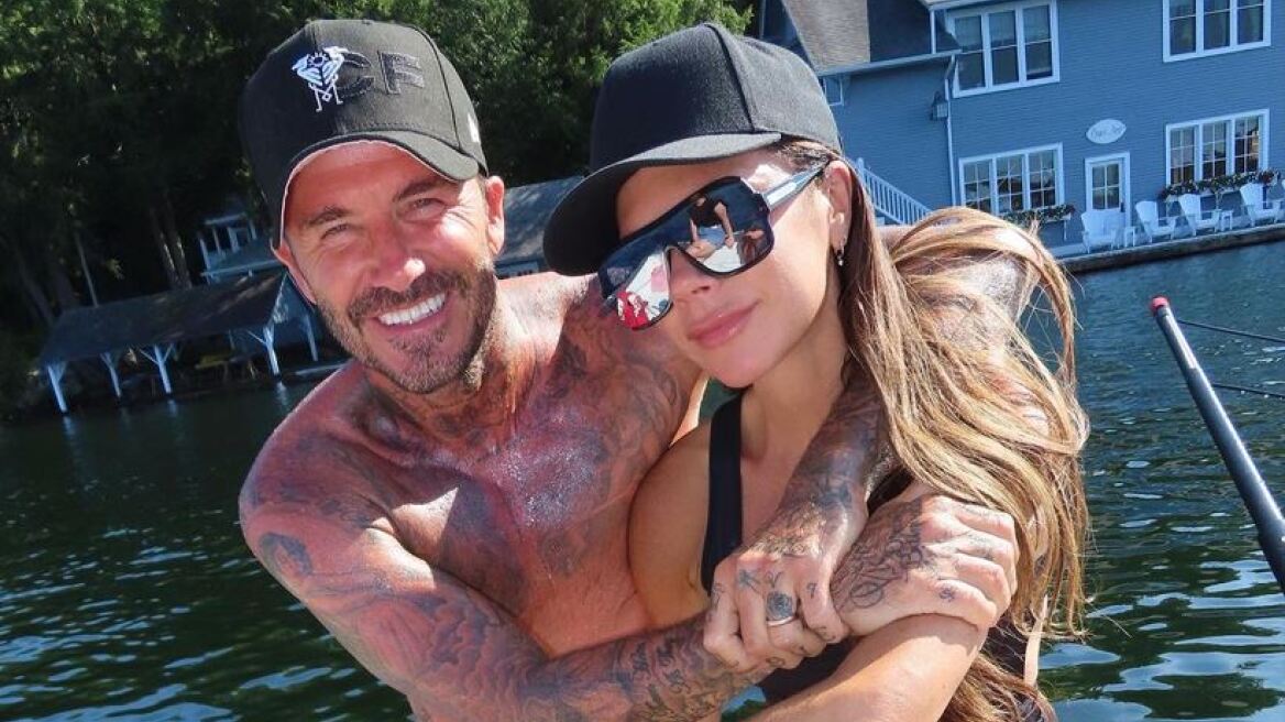 Η οικογένεια Beckham απολαμβάνει τις διακοπές της στον Καναδά 