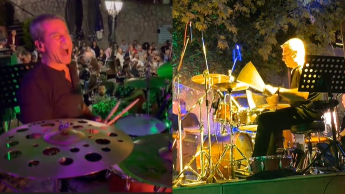 Ανδρέας Λοβέρδος: Έπαιξε ντραμς σε πανηγύρι στη Φωκίδα χθες βράδυ - Δείτε βίντεο