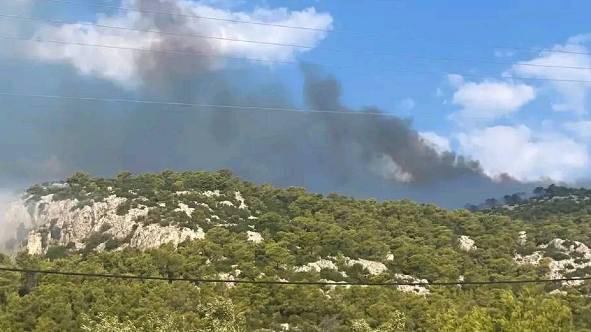 Φωτιά έξω από το Σουφλί