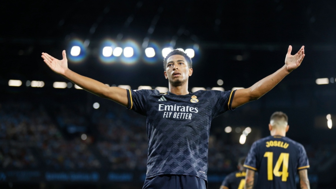 La Liga: Mπέλιγχαμ... λαμπρός οδηγεί τη Ρεάλ, 1-0 τη Θέλτα - Δείτε το γκολ