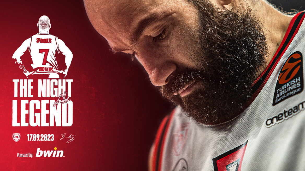 bwin, Μέγας Χορηγός στη βραδιά ενός θρύλου, του Βασίλη Σπανούλη!