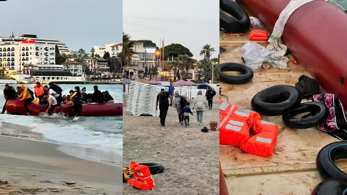 Παράνομοι μετανάστες «έχασαν» τον δρόμο και ξαναβγήκαν στην Τουρκία - Βίντεο