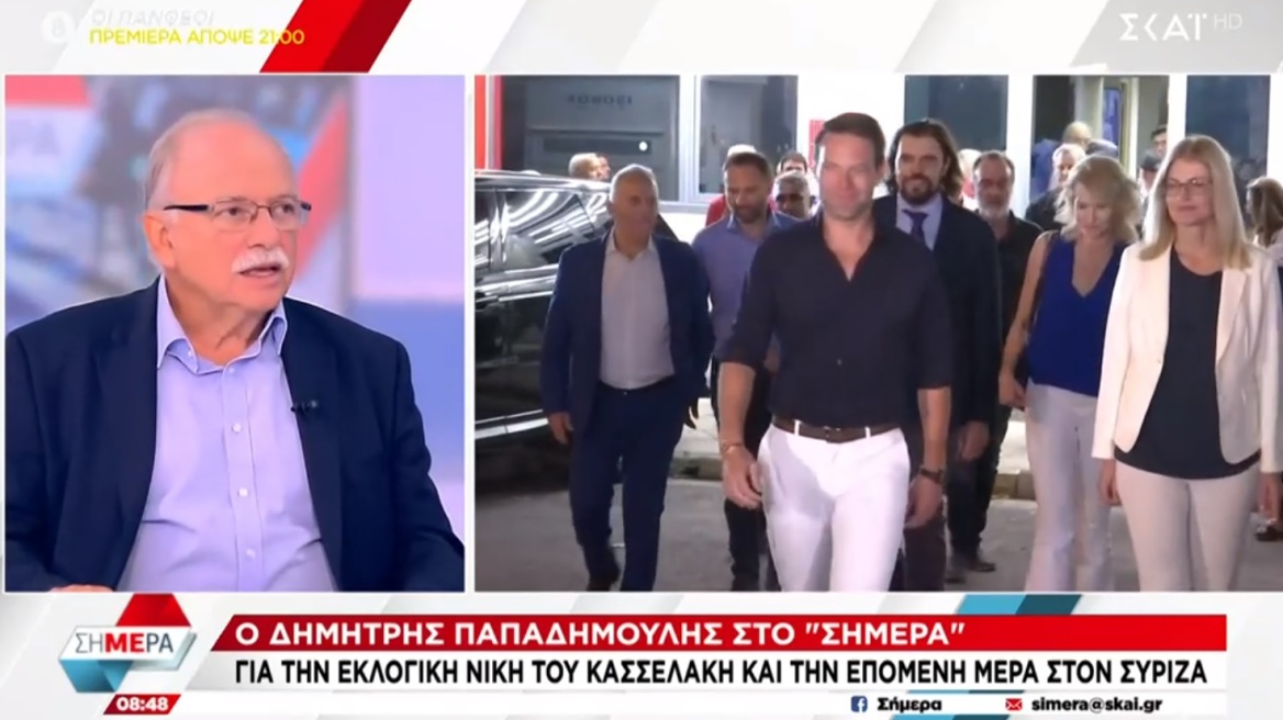 Δημήτρης Παπαδημούλης: Αποκάλεσε τον Στέφανο Κασσελάκη, «Παύλο Κασσελάκη»