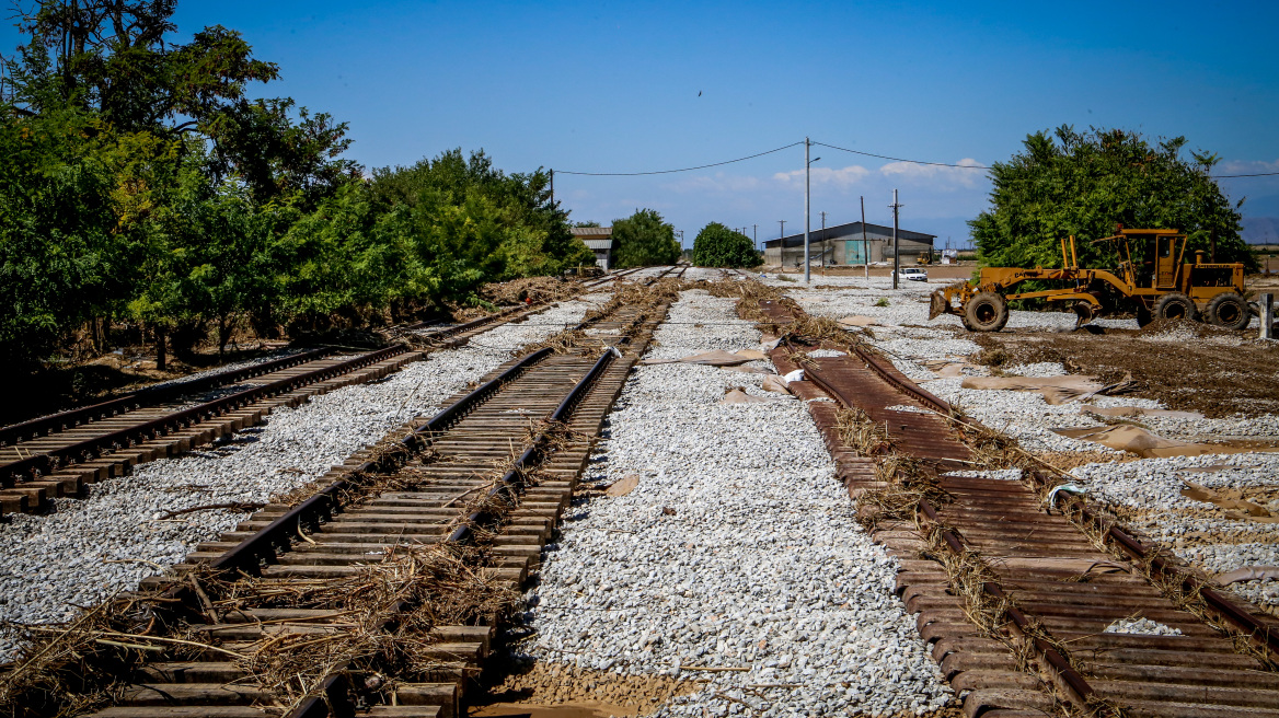 Κακοκαιρία Daniel: Σε 2 χρόνια η πλήρης αποκατάσταση του σιδηροδρομικού δικτύου - Έχουν καταστραφεί 180 χιλιόμετρα