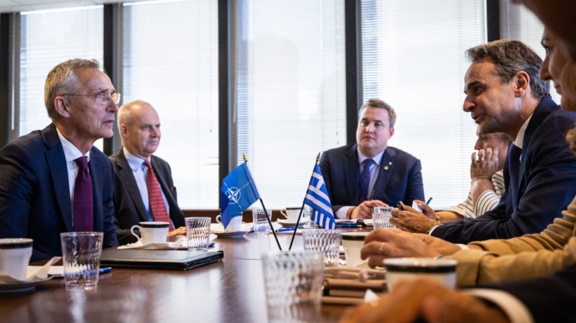 OHE: Συνάντηση Μητσοτάκη με Στόλτενμπεργκ και Γιουν Σουκ-γέολ - Δείτε βίντεο