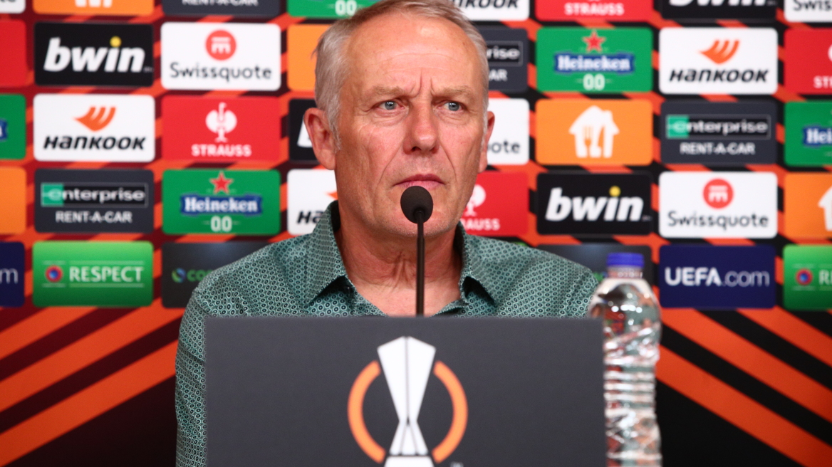 Προπονητής  Φράιμπουργκ  για το παιχνίδι με τον Ολυμπιακό: «Πιο δίκαιο αποτέλεσμα η ισοπαλία»