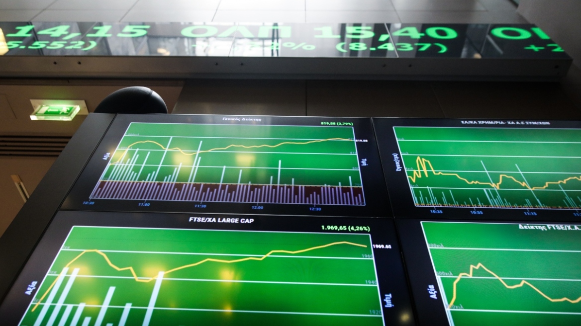 Χρηματιστήριο Αθηνών: «Έβρεξε» κέρδη - Πέρασε με φόρα τις 1.200 μονάδες