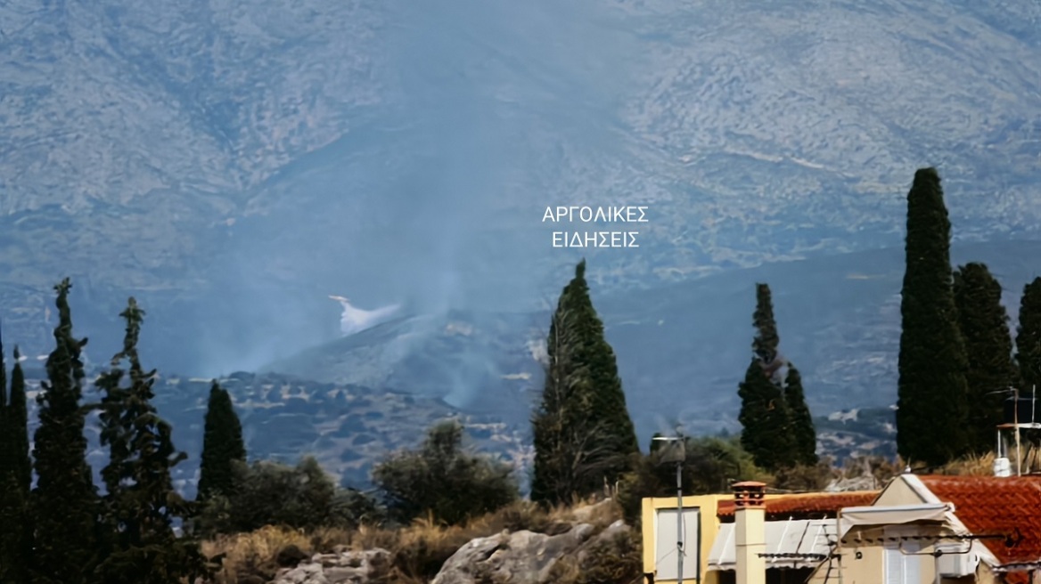 Φωτιά στο Νέο Ροεινό Αργολίδας