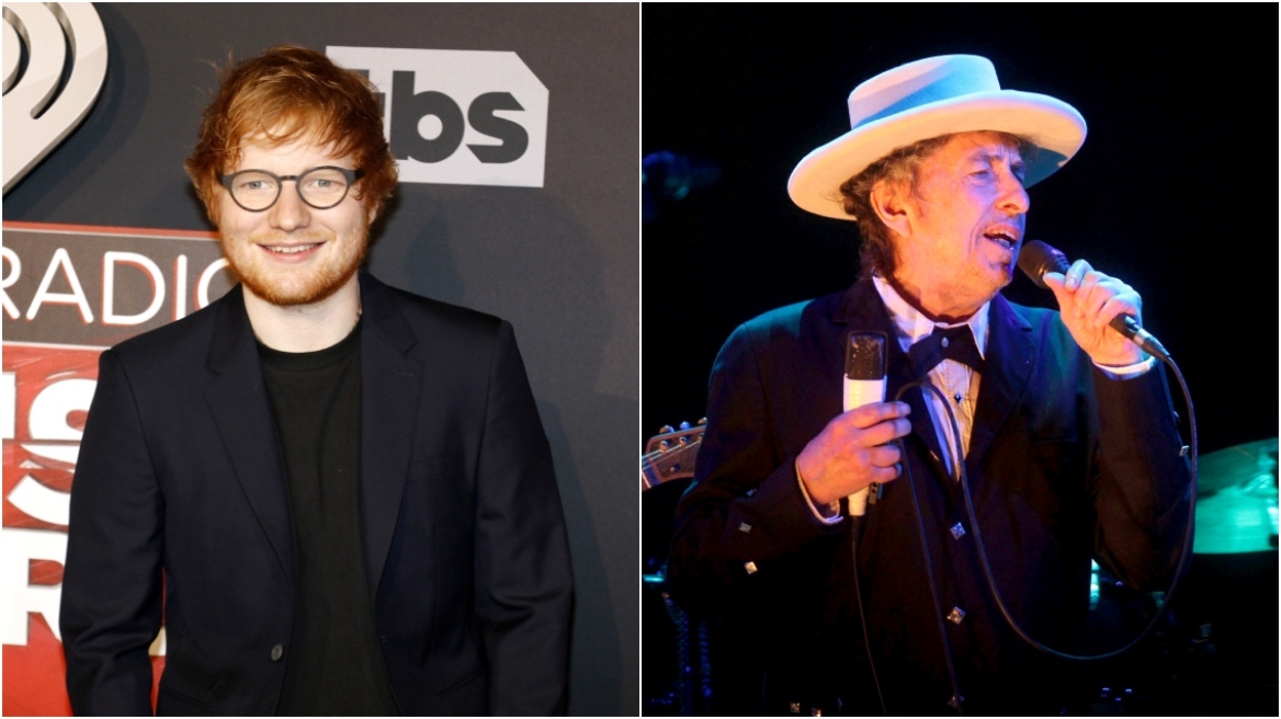 Εντ Σίραν: Δεν έχει ακόμη γνωρίσει τον ήρωά του, Μπομπ Ντίλαν