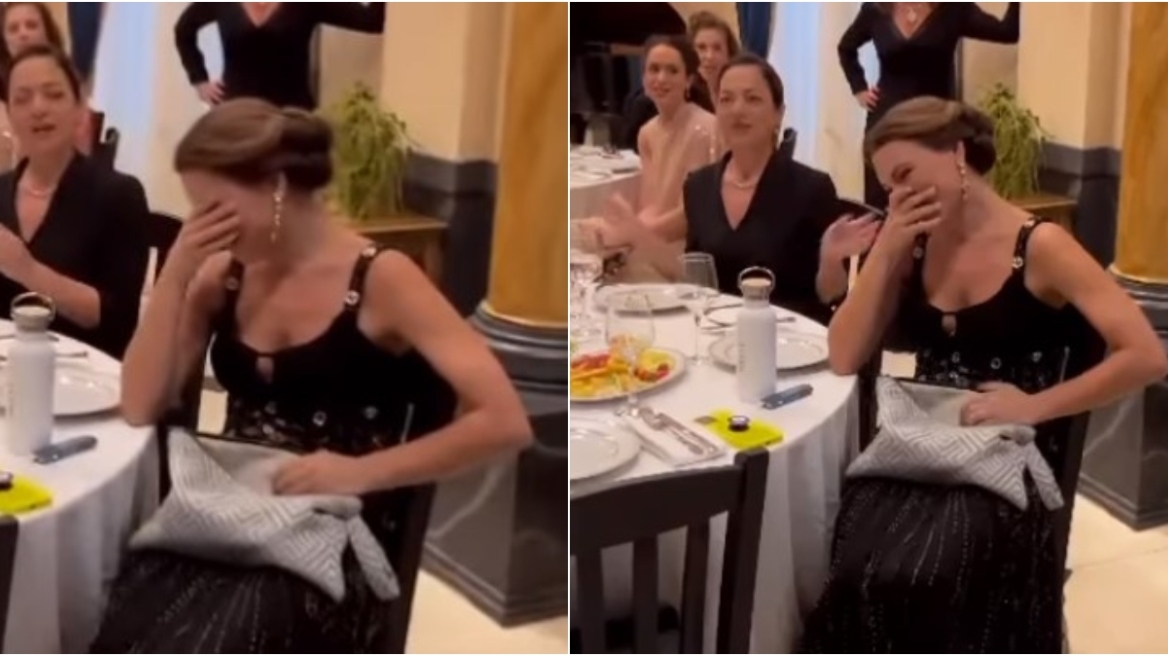 Μέλια Κράιλινγκ: Γιόρτασε τα γενέθλιά της στο πλατό των «Πανθέων»