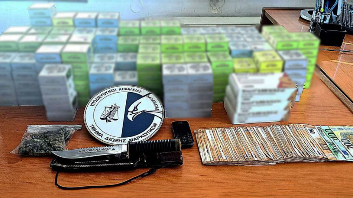 59χρονος και 60χρονος θα διακινούσαν 25 κιλά κάνναβης και 2.980 φιαλίδια αναβολικών