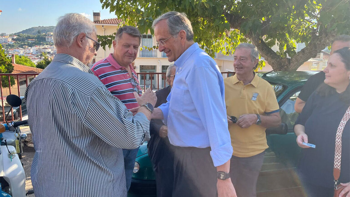 Ψήφισε ο Αντώνης Σαμαράς: Σήμερα η Πελοπόννησος σφραγίζει την επιλογή Πτωχού