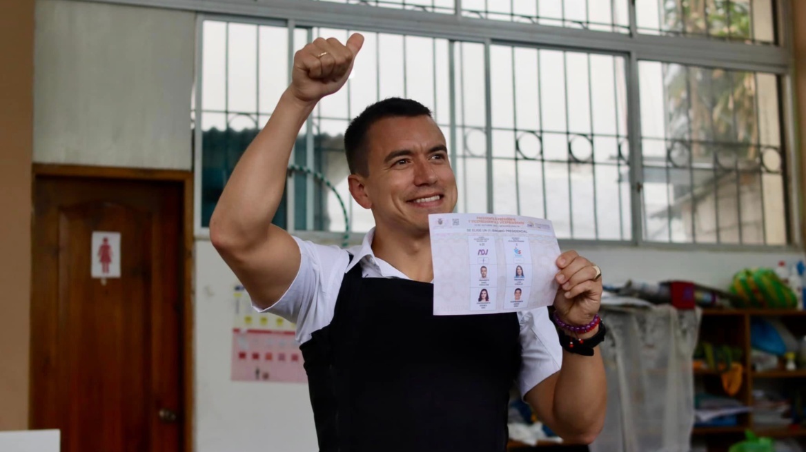 Προεδρικές εκλογές στον Ισημερινό: Ο Ντανιέλ Νομπόα αναδεικνύεται νικητής στον δεύτερο γύρο