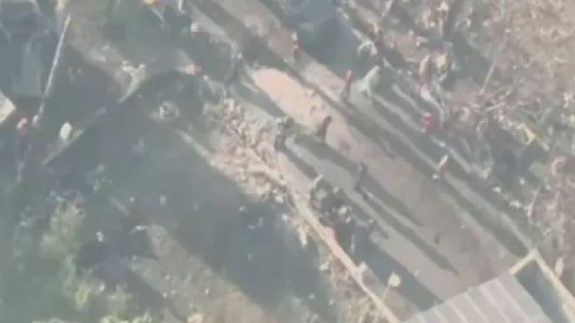 Πόλεμος στο Ισραήλ: Βίντεο από drone του ισραηλινού στρατού πάνω από το βομβαρδισμένο νοσοκομείο στη Γάζα 