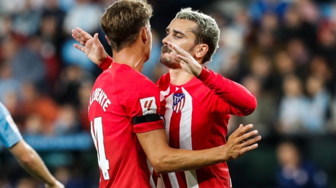 La Liga, Θέλτα - Ατλέτικο 0-3: «Καθάρισε» με χατ τρικ του Γκιρεζμάν για την πέμπτη διαδοχική νίκη