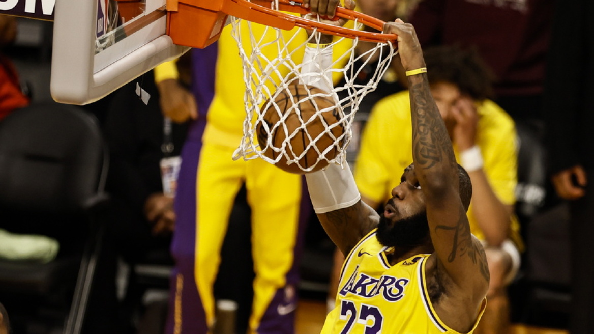 NBA: Το άλμα του ΛεΜπρόν Τζέιμς που τρέλανε τους πάντες - «Δεν γίνεται να είναι 39 ετών»
