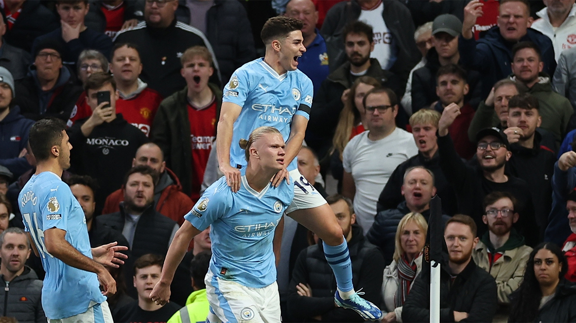 Premier League, Μάντσεστερ Γιουνάιτεντ-Μάντσεστερ Σίτι 0-3: Αφεντικό στην πόλη! - Δείτε τα γκολ 