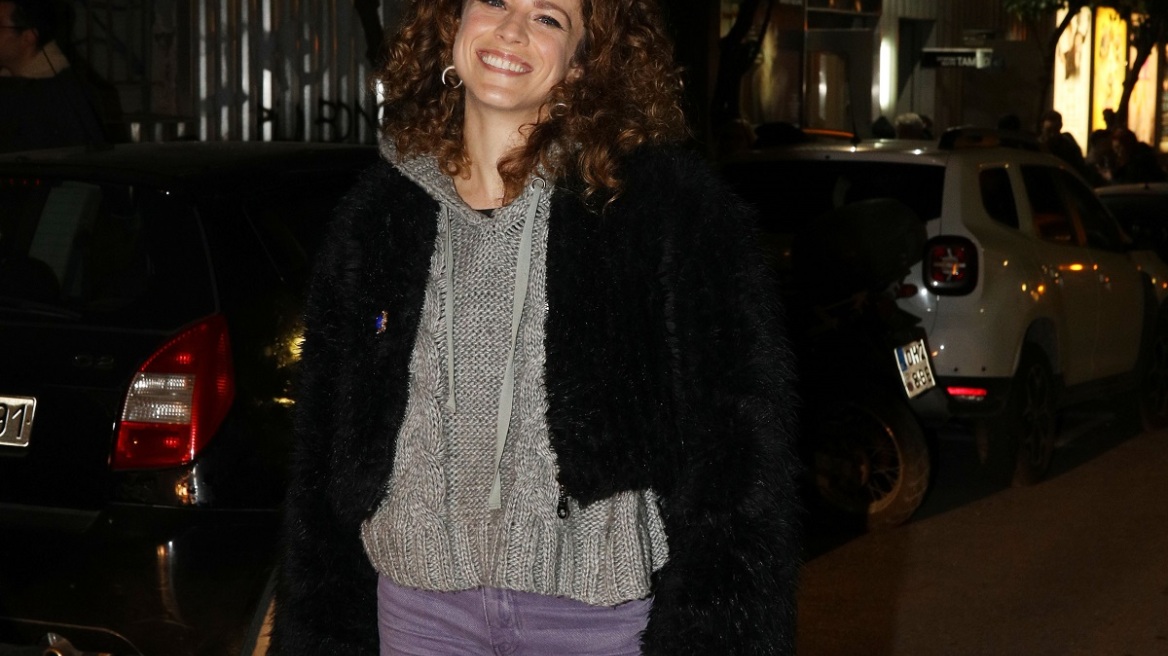 Η Έλλη Τρίγγου σε μια σπάνια δημόσια εμφάνιση με τον πατέρα της